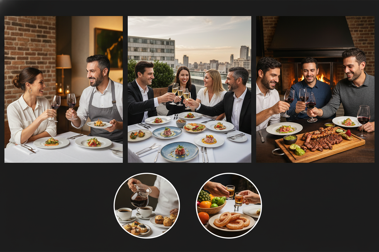 5 experiencias gastronómicas latinas para celebrar una victoria de negocio