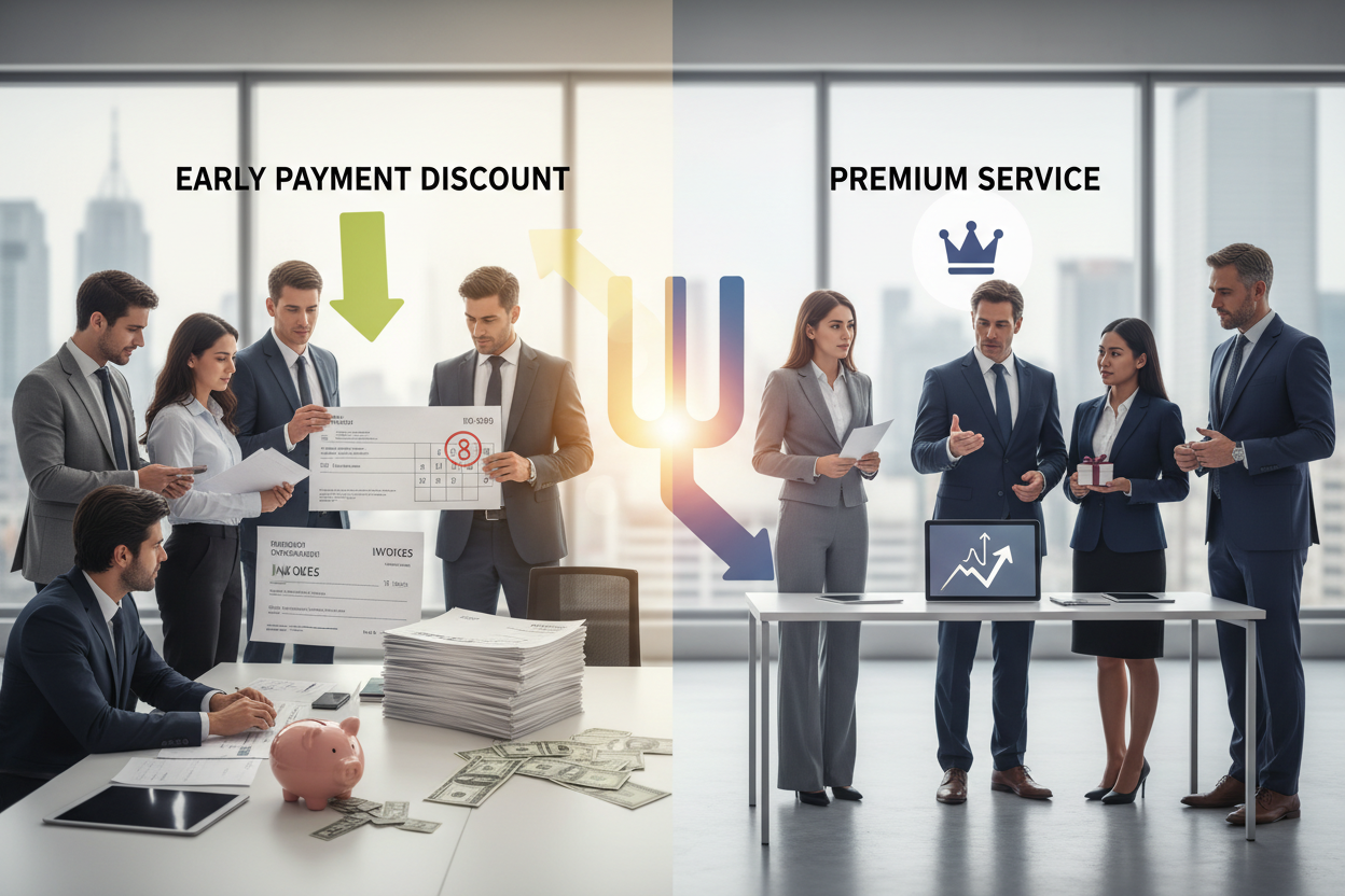 Descuento por pago rápido o servicio premium: ¿qué camino mejora más tu caja y tu margen?