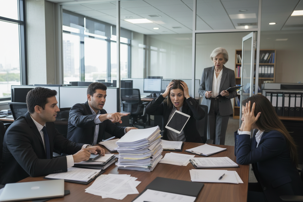 Llega una inspección y tu equipo entra en pánico