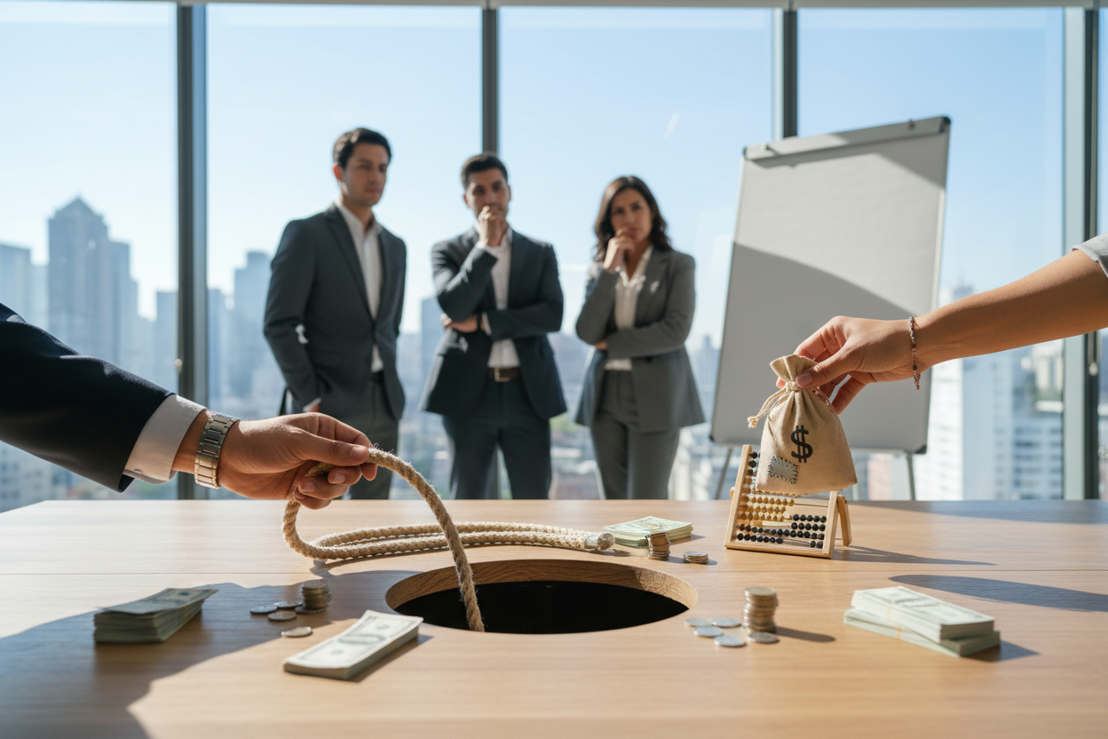Tapar un hueco de caja con una línea de crédito ahora o esperar: ¿solución temporal o problema que se profundiza?