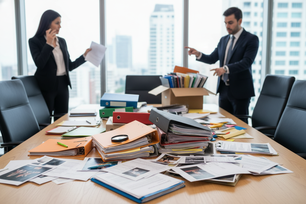 Tus documentos de cumplimiento están dispersos por todas partes